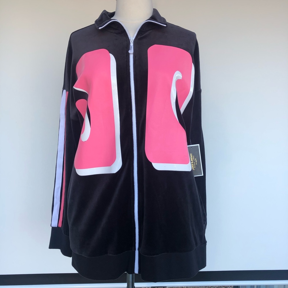 NWT Juicy Couture Velour Charcoal Sweatshirt Dress